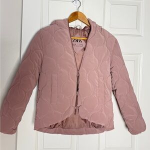 Zara kids Blush Puffer Jacket